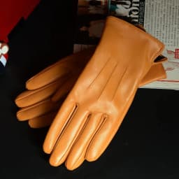 Women's Ladies 100% Real Leather Sheep skin Elegant Winter Warm Thick Lining White Pink Colorful Cute Outdoor Short Gloves