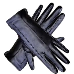 Women's Sheepskin Gloves Winter Warmth Plus Velvet Short Thin Screen Driving Female Color Leather Gloves High-end Winter Gloves
