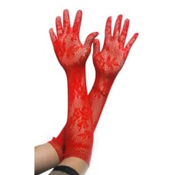 New Fashion Etiquette Gloves Long Fishnet Gloves Nets Smooth Fashion More Style Lace Beautiful Elegant Women Sexy Gloves