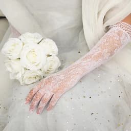New Fashion Etiquette Gloves Long Fishnet Gloves Nets Smooth Fashion More Style Lace Beautiful Elegant Women Sexy Gloves