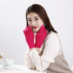 Women Winter Wool Touchscreen Gloves Knitting Warm Telefingers Gloves Outdoor Gloves Warm Female Lovely Driver Sport Gloves
