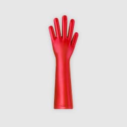 XClocKNYoung Satin Glossy Gloves Connected Finger Gloves Sexy High Elasticity Gloves Satin Shiny Role-Playing Dress Gloves