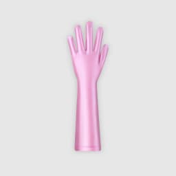 XClocKNYoung Satin Glossy Gloves Connected Finger Gloves Sexy High Elasticity Gloves Satin Shiny Role-Playing Dress Gloves