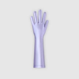 XClocKNYoung Satin Glossy Gloves Connected Finger Gloves Sexy High Elasticity Gloves Satin Shiny Role-Playing Dress Gloves