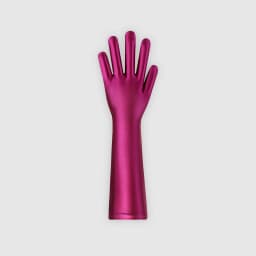 XClocKNYoung Satin Glossy Gloves Connected Finger Gloves Sexy High Elasticity Gloves Satin Shiny Role-Playing Dress Gloves