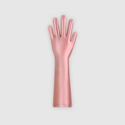 XClocKNYoung Satin Glossy Gloves Connected Finger Gloves Sexy High Elasticity Gloves Satin Shiny Role-Playing Dress Gloves
