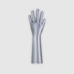 XClocKNYoung Satin Glossy Gloves Connected Finger Gloves Sexy High Elasticity Gloves Satin Shiny Role-Playing Dress Gloves