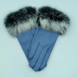 2025 Women Winter Warm Genuine Sheep Leather Glove With Real Fur Trimming Female Warm Real Leather Fur High Quality Mittens