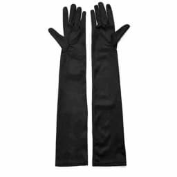 Women 55CM Long Ceremonial Gloves Stretch Satin Retro Party Prom Cosplay Ladies Bridal Wedding Dress Fashion Accessories