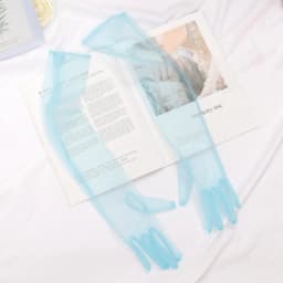 New Women Sexy Lace Gloves White Black Mesh Ultra Thin Elastic Lady Summer Sunscreen Mittens for Lady Driving Elbow Long Gloves