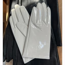 Real Sheepskin Gloves Women's Contrast Gloves One Size Fits All Wrist Soft And Skinny