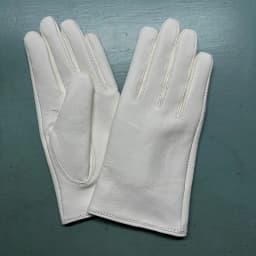 Real Sheepskin Gloves Women's Contrast Gloves One Size Fits All Wrist Soft And Skinny