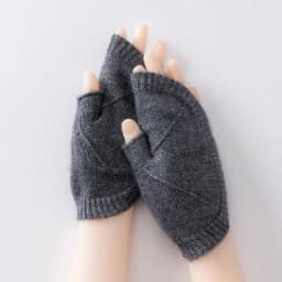 Winter Women 100% Cashmere Mitts Knitted Fingerless Gloves Thermal Gloves Semi Finger Lengthen Mittens Arm Warmers fishmouth