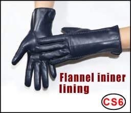 Women's Sheepskin Gloves Winter Warmth Plus Velvet Short Thin Touch Screen Driving Female Color Leather Gloves New High-end 2025