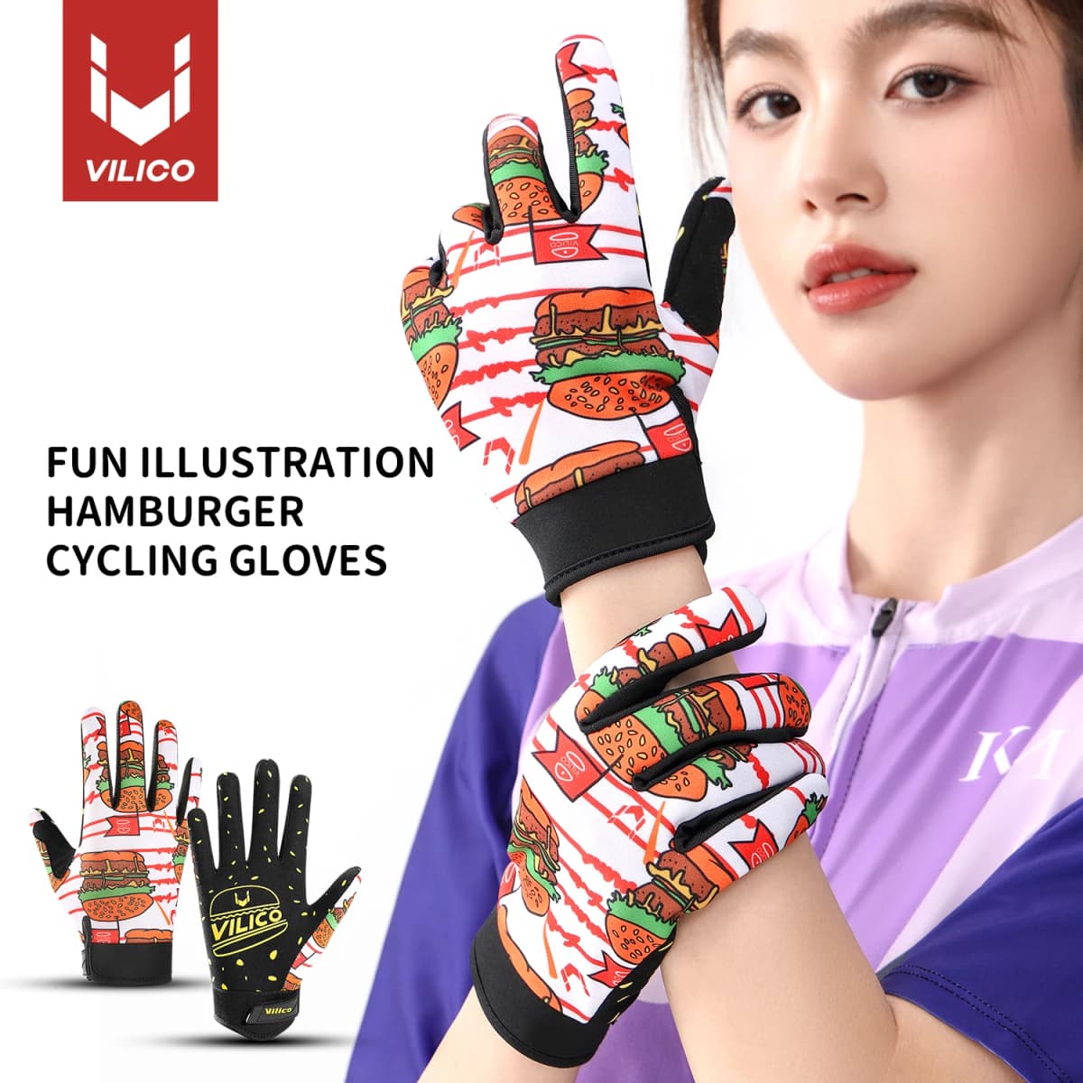 Off Road Motorcycle Touch Screen Full Finger Spring Summer Autumn Mountain Bike Downhill Outdoor Sports Gloves
