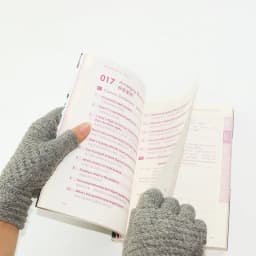 Two-Finger Gloves for Men and Women, Winter Touchscreen-Compatible, Warm, Fleece-Lined, Thick Knitted Wool, Half-Finger Gloves for Writing and Using Mobile Phones, for Students