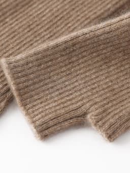 Women 100% Cashmere Long Mittens 43cm Fine Knitted Fingerless Gloves Mitt Y2k Thermal Gloves Semi Finger Oversleeves Arm Warmers