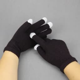 2023 Winter Soft Knitted Gloves Women Men Glove Touch Sensory Screen Thickened Plush Full Finger Mittens Cycling Couple Gloves