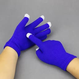 2023 Winter Soft Knitted Gloves Women Men Glove Touch Sensory Screen Thickened Plush Full Finger Mittens Cycling Couple Gloves