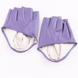 New Women Stage Performance Nightclub Queen Pole Dance Half Finger Leather Gloves Sexy Female Punk Hip Hop Personality