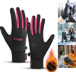 Outdoor Sports,Running,Winter Cycling,Touch Screen Gloves,Women'S Autumn And Winter Cycling,Warm And Windproof With Fleece Glove