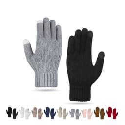 Winter New Warm Knitted Gloves For Men Women Students Solid Touchscreen Mittens Outdoor Knitting Cycling Skiing Writing Gloves