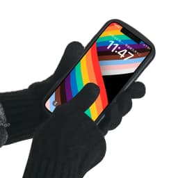 Winter New Warm Knitted Gloves For Men Women Students Solid Touchscreen Mittens Outdoor Knitting Cycling Skiing Writing Gloves