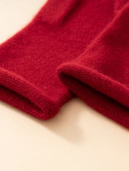 Women Selected Premium Cashmere Knitted Gloves Finger Touchscreen 100% Cashmere Simple Autumn Winter Thermal Gloves