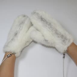 2026 New Knitted 100% Natural Mink Fur Gloves Women Winter Warm Good Elastic Mink Fur Mittens Russian Female Genuine Fur Glove