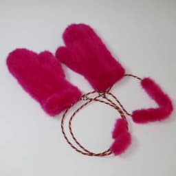 2026 New Knitted 100% Natural Mink Fur Gloves Women Winter Warm Good Elastic Mink Fur Mittens Russian Female Genuine Fur Glove