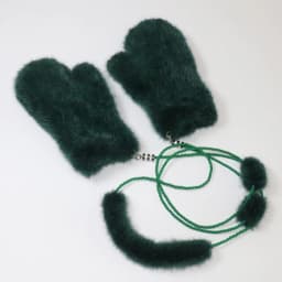 2026 New Knitted 100% Natural Mink Fur Gloves Women Winter Warm Good Elastic Mink Fur Mittens Russian Female Genuine Fur Glove