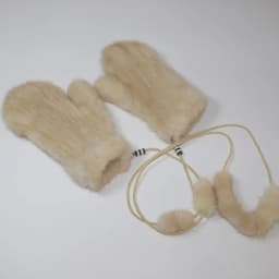 2026 New Knitted 100% Natural Mink Fur Gloves Women Winter Warm Good Elastic Mink Fur Mittens Russian Female Genuine Fur Glove