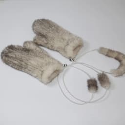 2026 New Knitted 100% Natural Mink Fur Gloves Women Winter Warm Good Elastic Mink Fur Mittens Russian Female Genuine Fur Glove