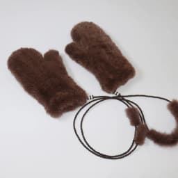 2026 New Knitted 100% Natural Mink Fur Gloves Women Winter Warm Good Elastic Mink Fur Mittens Russian Female Genuine Fur Glove