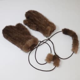 2026 New Knitted 100% Natural Mink Fur Gloves Women Winter Warm Good Elastic Mink Fur Mittens Russian Female Genuine Fur Glove