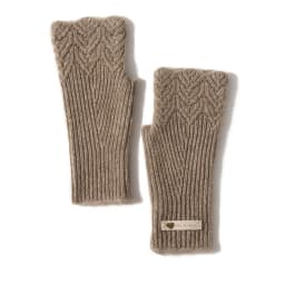 Benefit Price Women 100% Premium Cashmere Mitts Knitted Lace Fingerless Gloves Lady Elegant Thermal Gloves Lengthen Mittens