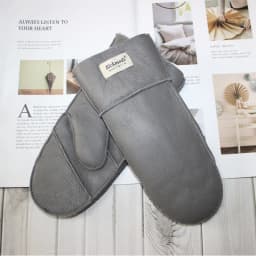 New Leather Women's Fur Gloves Winter Sheepskin Stitching Thick Warm Wool Lining Cold-Proof Mittens