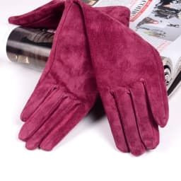 30 40 50 60 70cm Women's Ladies Real Suede Leather Winter Tender Party Long Evening Gloves Opera/Long