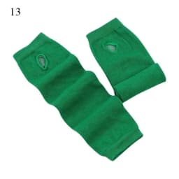 Punk Long Sleeves Fingerless Gloves Cuff for Women Men Stripe Hip-Hop Knitted Elbow Mittens Elastic Winter Arm Warmer Outdoor