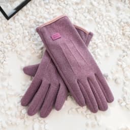 Women Winter Thick Plush Gloves Fashion Warm Suede Outdoor Guantes Lady Touchscreen Driving Gloves Sports Cycling Mittens