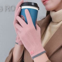 Women Winter Thick Plush Gloves Fashion Warm Suede Outdoor Guantes Lady Touchscreen Driving Gloves Sports Cycling Mittens