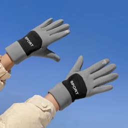 Women Winter Keep Warm Touch Screen Fleece Fashion Outdoor Sports Gloves Solid Simple Style Thickened Antiskid Drive Riding