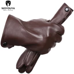 New Products Winter Gloves for Men Sheepskin Men's Gloves Keep Warm Men's Winter Gloves High-End Men's Leather Gloves-8011Y