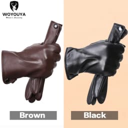 New Products Winter Gloves for Men Sheepskin Men's Gloves Keep Warm Men's Winter Gloves High-End Men's Leather Gloves-8011Y