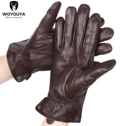 New Products Winter Gloves for Men Sheepskin Men's Gloves Keep Warm Men's Winter Gloves High-End Men's Leather Gloves-8011Y