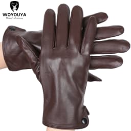 New Products Winter Gloves for Men Sheepskin Men's Gloves Keep Warm Men's Winter Gloves High-End Men's Leather Gloves-8011Y