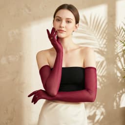 Summer Sun Protection High Elasticity Transparent Tight Lace Long Gloves Man Women Sexy Thin soft Cosplay Nightclub Party