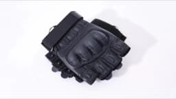 Tactical Fingerless Gloves Outdoor Combat Hunting Shooting Airsoft Hiking Camping Cycling Sports Work Anti-slip Protective Gear