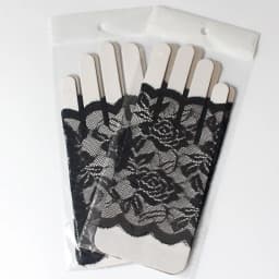 Hot Short Lace Gloves Ladies Adult Vintage Fingerless Black White Night Club Party Short Gloves Hollow Out Sun Protection Mitten