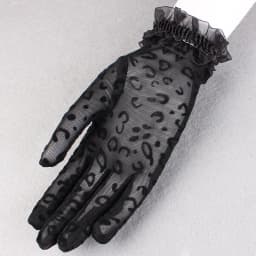 Party Sexy Women's High Quality Leopard Lace Gloves Summer Sunscreen Gloves Ceremony Women's Gloves Breathable Short Gloves
